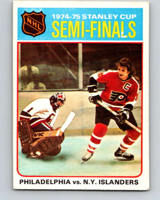 1975-76 O-Pee-Chee #2 Semi-Finals Flyers/Islanders  V5210
