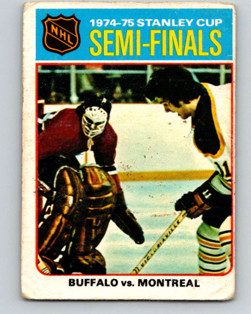 1975-76 O-Pee-Chee #3 Semi-Finals Sabres/Canadiens  V5211