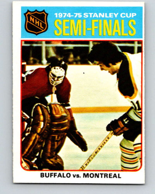 1975-76 O-Pee-Chee #3 Semi-Finals Sabres/Canadiens  V5212
