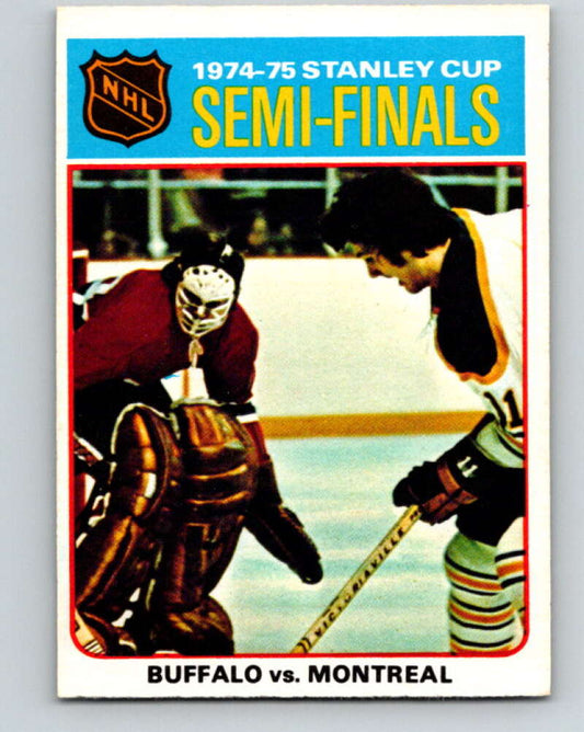 1975-76 O-Pee-Chee #3 Semi-Finals Sabres/Canadiens  V5213