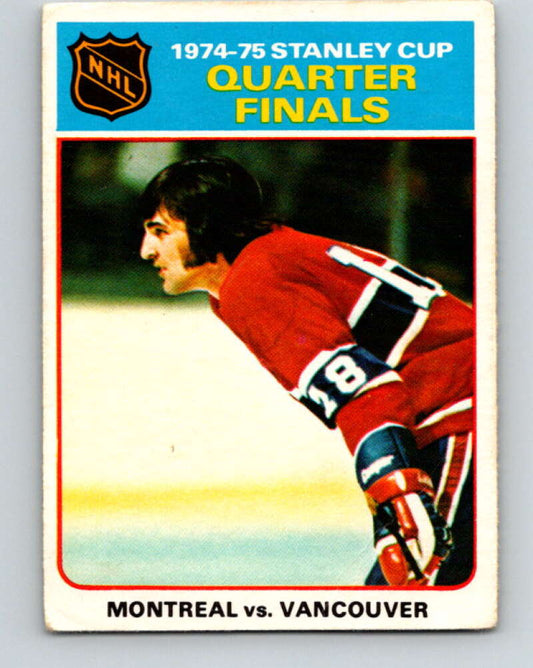 1975-76 O-Pee-Chee #6 Quarter Finals Sabres/Blackhawks  V5222
