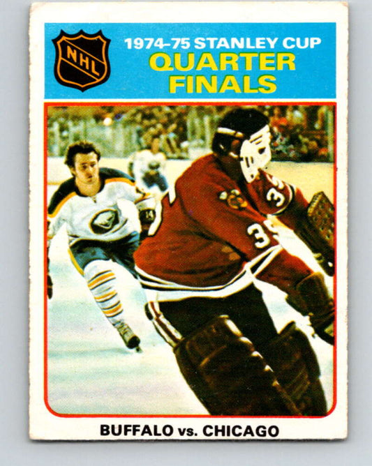 1975-76 O-Pee-Chee #7 Quarter Finals  Flyers/Leafs  V5225