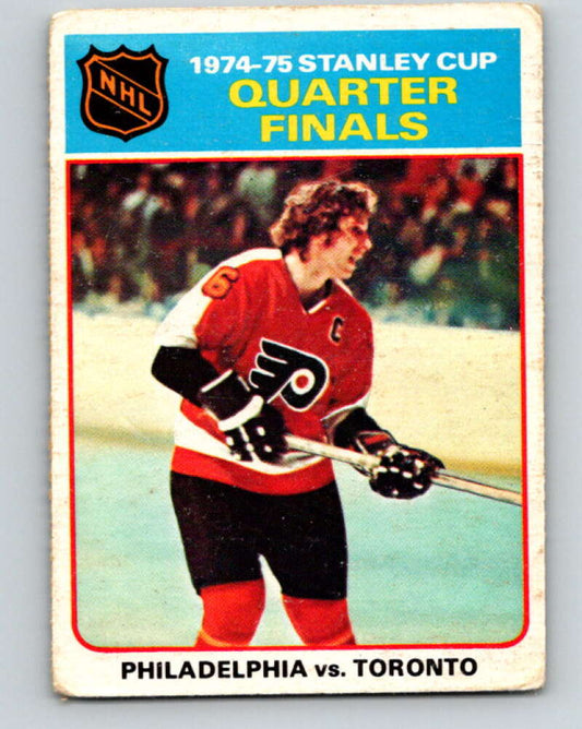1975-76 O-Pee-Chee #7 Quarter Finals  Flyers/Leafs  V5226