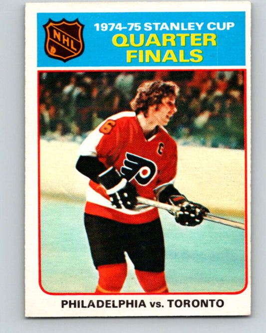 1975-76 O-Pee-Chee #7 Quarter Finals  Flyers/Leafs  V5227