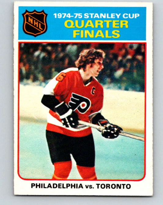 1975-76 O-Pee-Chee #7 Quarter Finals  Flyers/Leafs  V5228