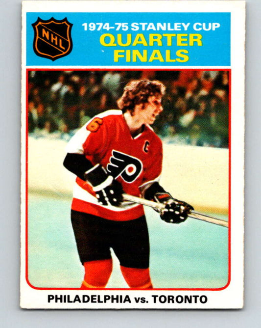 1975-76 O-Pee-Chee #7 Quarter Finals  Flyers/Leafs  V5230