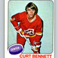 1975-76 O-Pee-Chee #8 Curt Bennett  Atlanta Flames  V5232