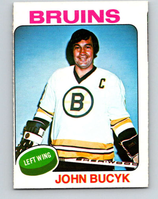 1975-76 O-Pee-Chee #9 Johnny Bucyk  Boston Bruins  V5234