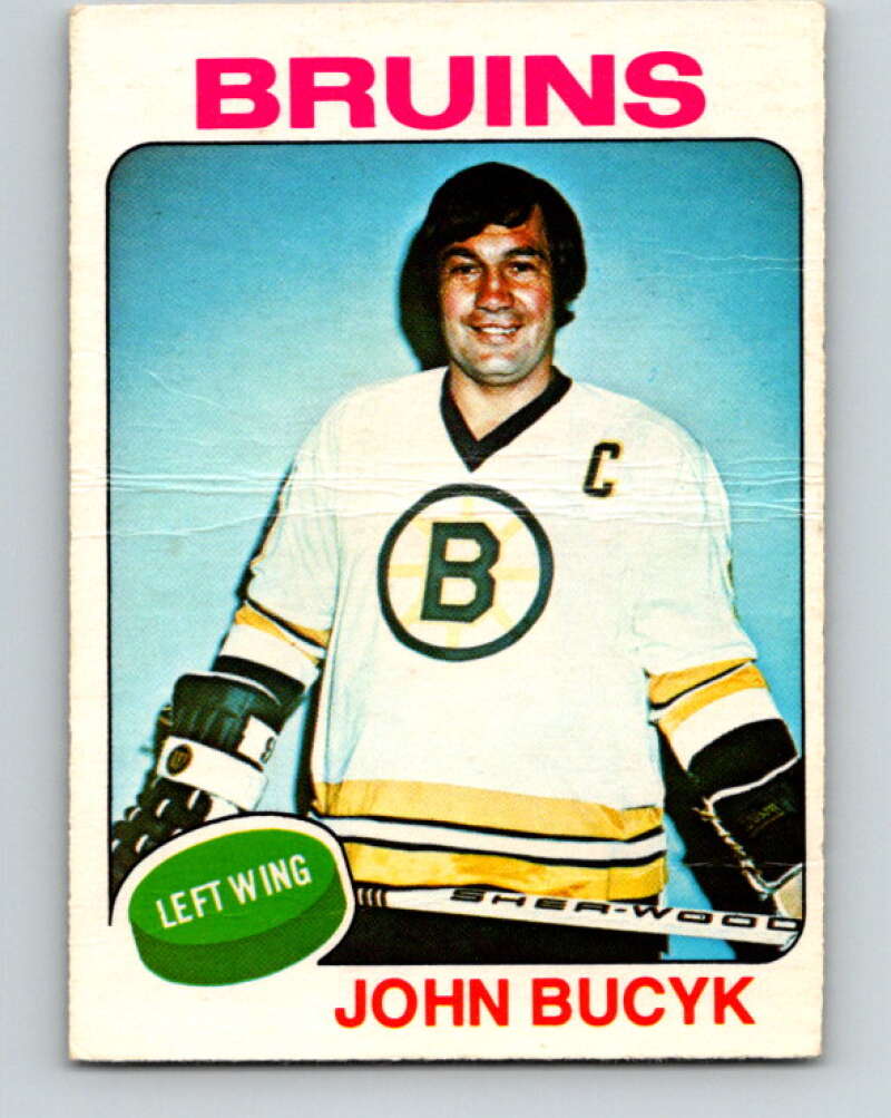 1975-76 O-Pee-Chee #9 Johnny Bucyk  Boston Bruins  V5235