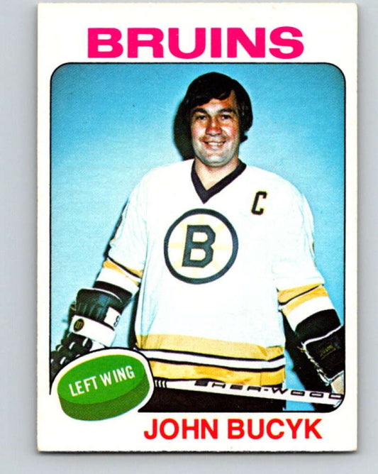 1975-76 O-Pee-Chee #9 Johnny Bucyk  Boston Bruins  V5236