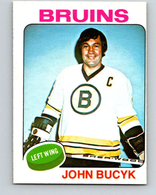 1975-76 O-Pee-Chee #9 Johnny Bucyk  Boston Bruins  V5237