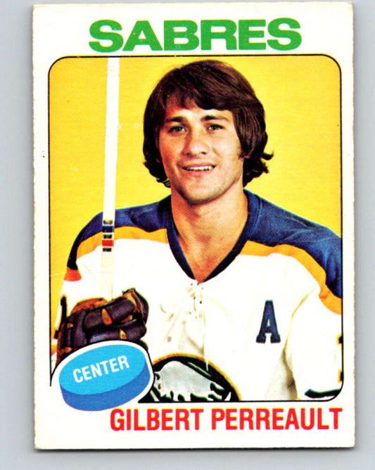1975-76 O-Pee-Chee #10 Gilbert Perreault  Buffalo Sabres  V5239