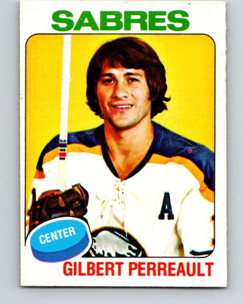 1975-76 O-Pee-Chee #10 Gilbert Perreault  Buffalo Sabres  V5240