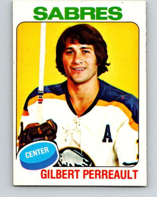 1975-76 O-Pee-Chee #10 Gilbert Perreault  Buffalo Sabres  V5240