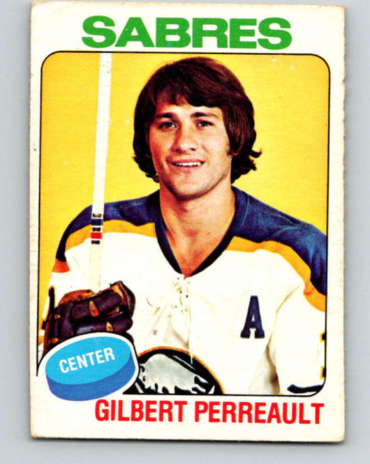 1975-76 O-Pee-Chee #10 Gilbert Perreault  Buffalo Sabres  V5241