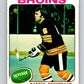 1975-76 O-Pee-Chee #11 Darryl Edestrand  Boston Bruins  V5243