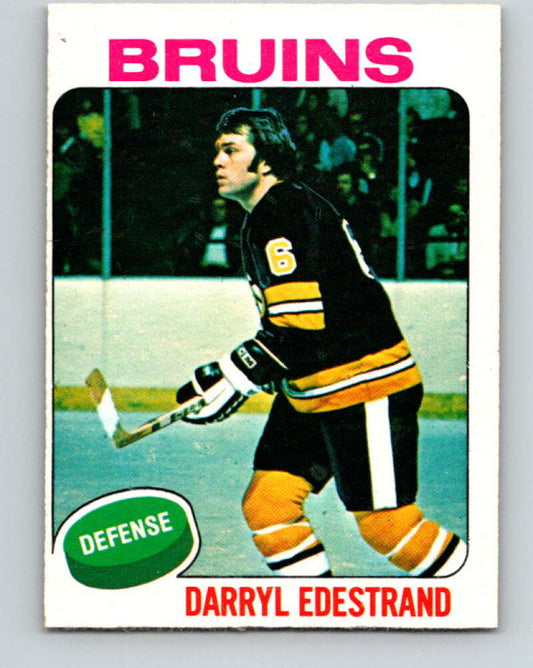 1975-76 O-Pee-Chee #11 Darryl Edestrand  Boston Bruins  V5245