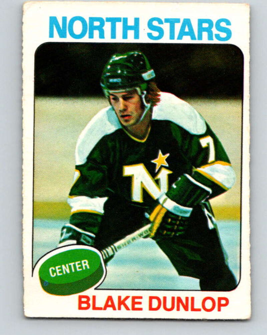 1975-76 O-Pee-Chee #16 Blake Dunlop  Minnesota North Stars  V5262