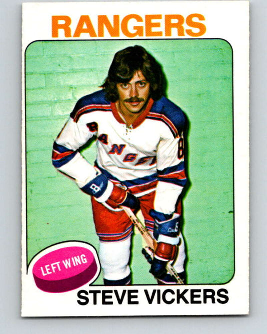 1975-76 O-Pee-Chee #19 Steve Vickers  New York Rangers  V5278