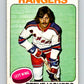 1975-76 O-Pee-Chee #19 Steve Vickers  New York Rangers  V5280