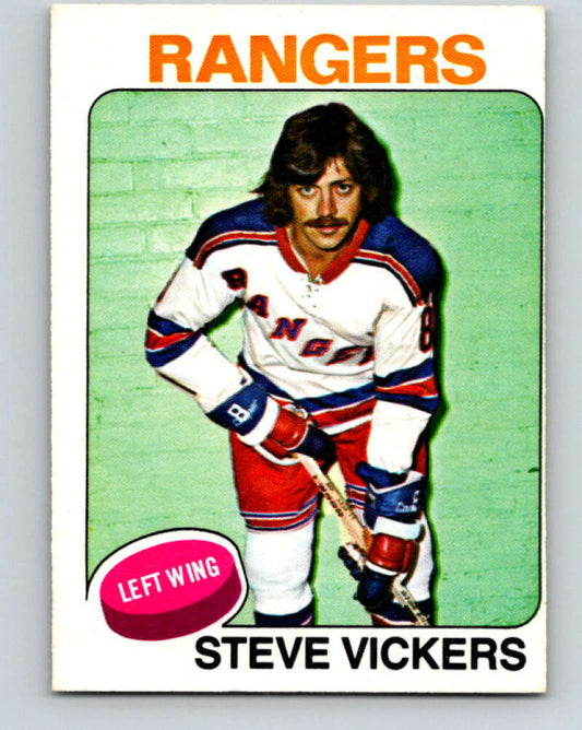 1975-76 O-Pee-Chee #19 Steve Vickers  New York Rangers  V5281