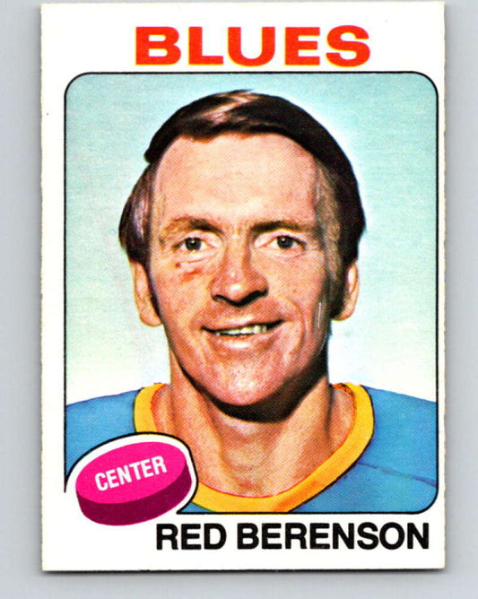 1975-76 O-Pee-Chee #22 Red Berenson  St. Louis Blues  V5294