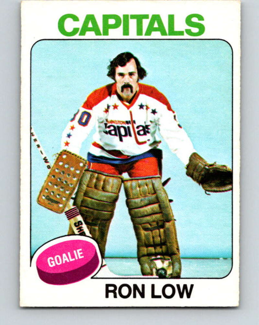 1975-76 O-Pee-Chee #25 Ron Low  Washington Capitals  V5304