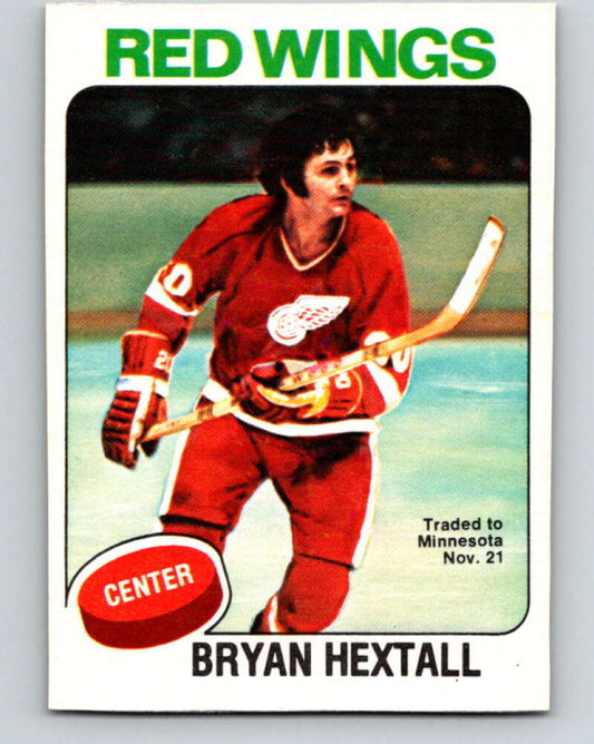 1975-76 O-Pee-Chee #26 Bryan Hextall  Detroit Red Wings  V5310