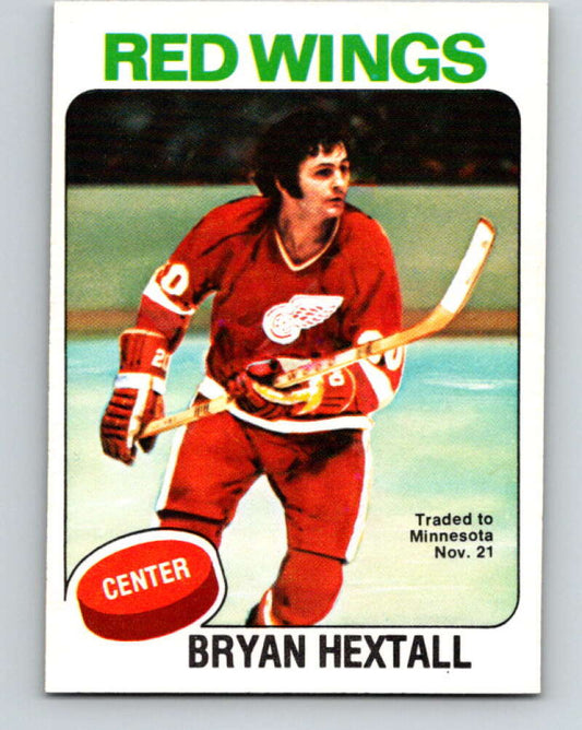 1975-76 O-Pee-Chee #26 Bryan Hextall  Detroit Red Wings  V5311