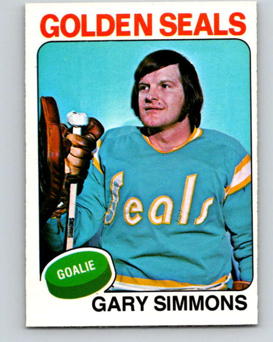 1975-76 O-Pee-Chee #29 Gary Simmons  California Golden Seals  V5329