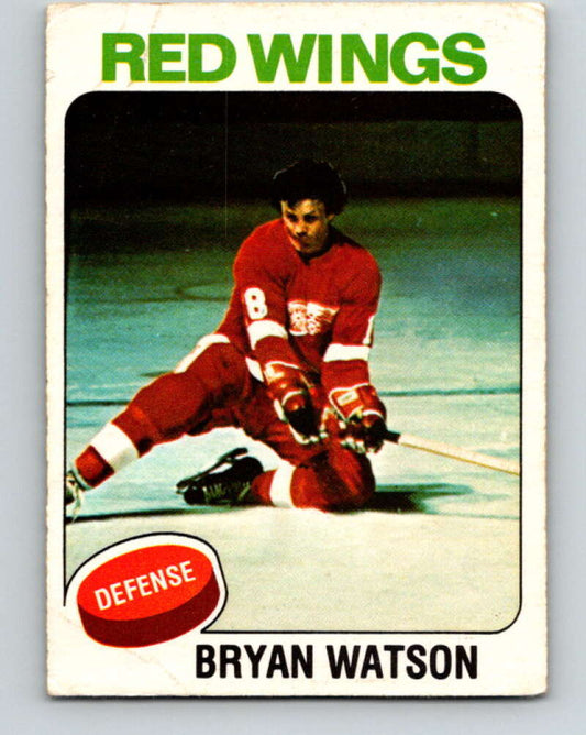 1975-76 O-Pee-Chee #31 Bryan Watson  Detroit Red Wings  V5336