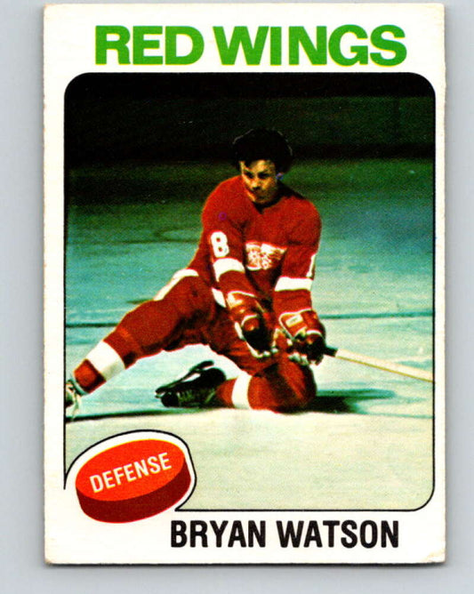 1975-76 O-Pee-Chee #31 Bryan Watson  Detroit Red Wings  V5337