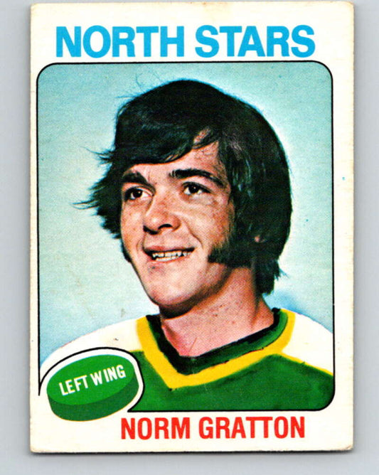 1975-76 O-Pee-Chee #34 Norm Gratton  Minnesota North Stars  V5351