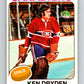 1975-76 O-Pee-Chee #35 Ken Dryden  Montreal Canadiens  V5355
