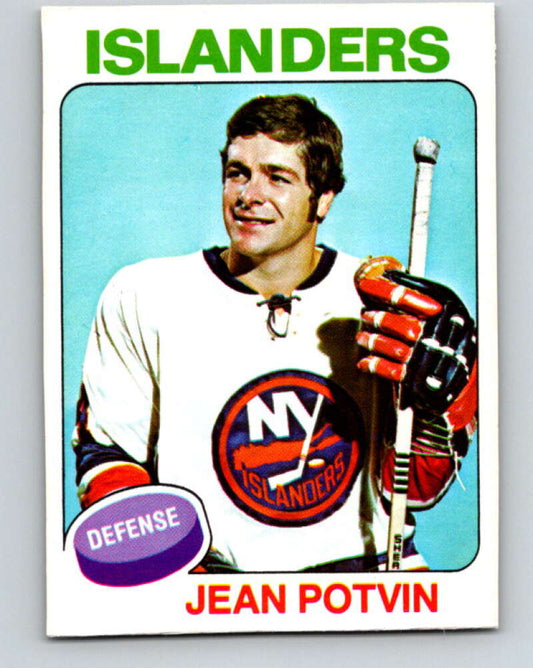 1975-76 O-Pee-Chee #36 Jean Potvin  New York Islanders  V5358