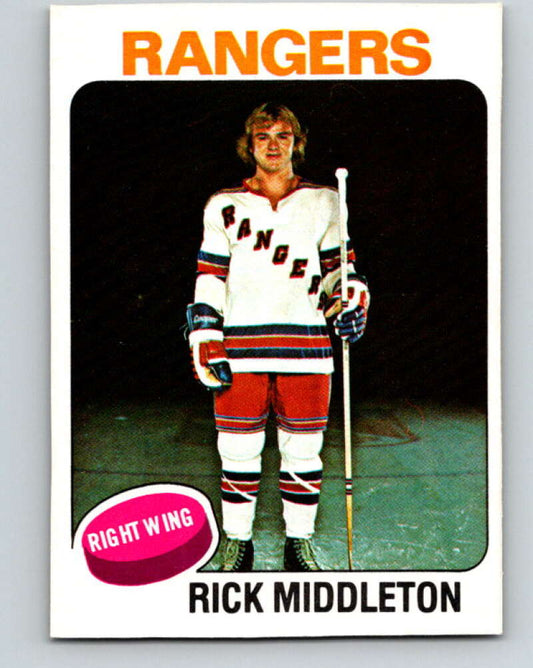 1975-76 O-Pee-Chee #37 Rick Middleton  New York Rangers  V5362