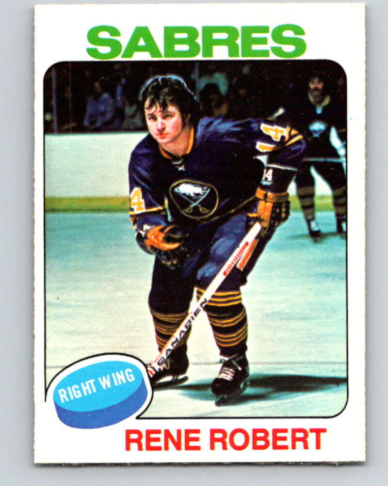 1975-76 O-Pee-Chee #46 Rene Robert  Buffalo Sabres  V5386