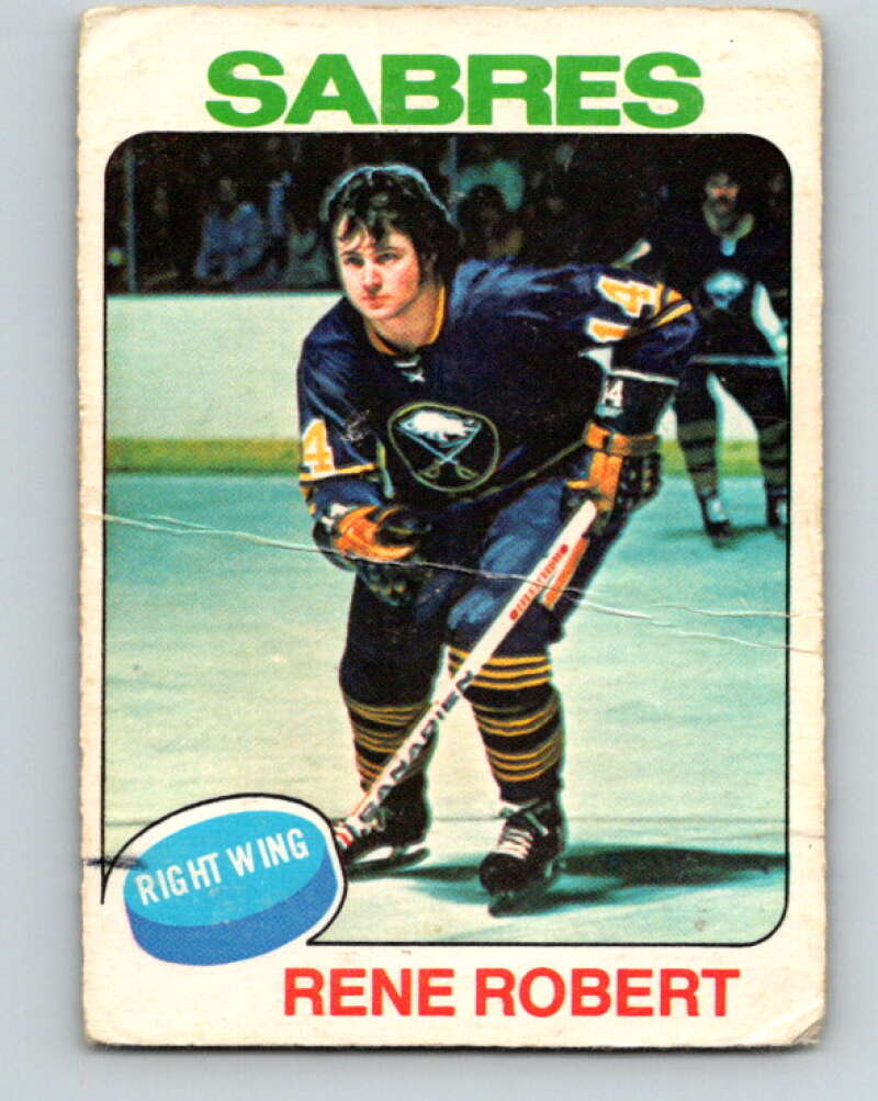 1975-76 O-Pee-Chee #46 Rene Robert  Buffalo Sabres  V5389