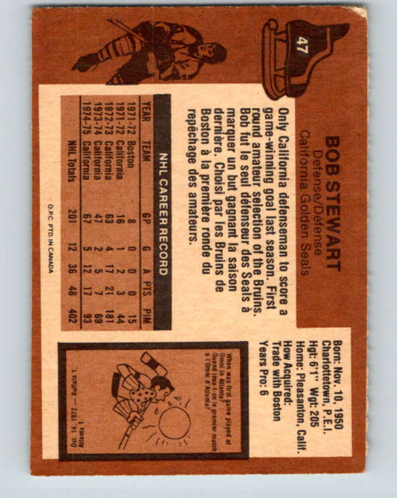 1975-76 O-Pee-Chee #46 Rene Robert  Buffalo Sabres  V5390