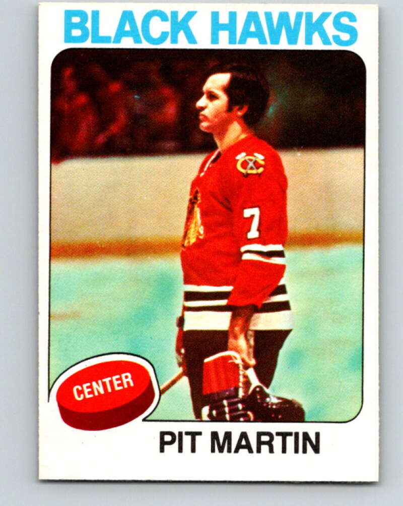 1975-76 O-Pee-Chee #48 Pit Martin  Chicago Blackhawks  V5392