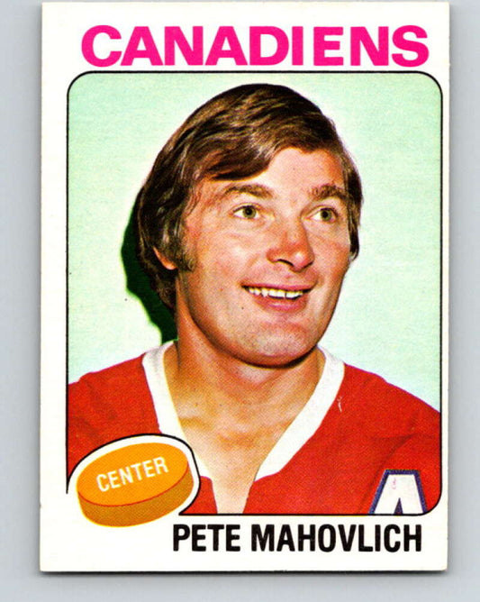 1975-76 O-Pee-Chee #50 Pete Mahovlich  Montreal Canadiens  V5402
