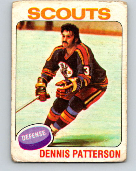 1975-76 O-Pee-Chee #51 Dennis Patterson  RC Rookie Scouts  V5405
