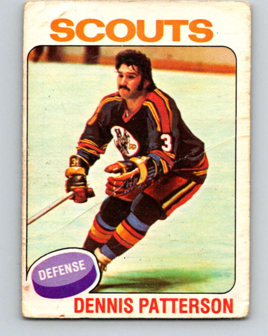 1975-76 O-Pee-Chee #51 Dennis Patterson  RC Rookie Scouts  V5408