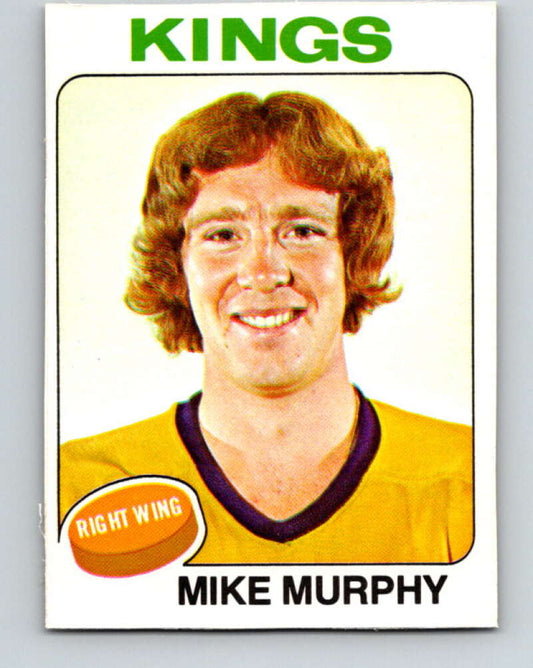 1975-76 O-Pee-Chee #52 Mike Murphy  Los Angeles Kings  V5413