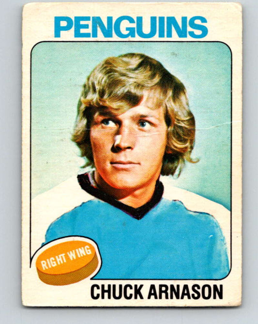 1975-76 O-Pee-Chee #57 Chuck Arnason  Pittsburgh Penguins  V5431