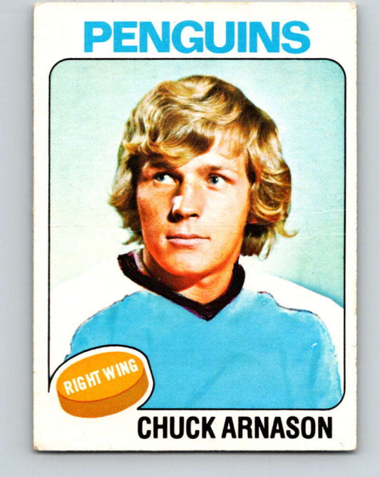 1975-76 O-Pee-Chee #57 Chuck Arnason  Pittsburgh Penguins  V5432