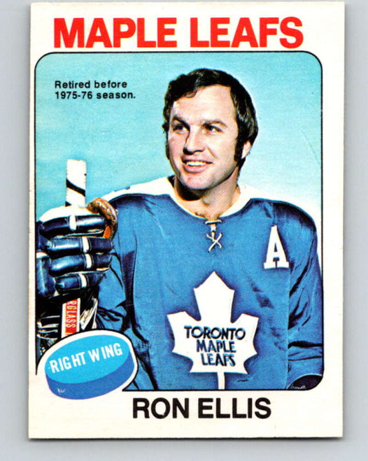 1975-76 O-Pee-Chee #59 Ron Ellis  Toronto Maple Leafs  V5438