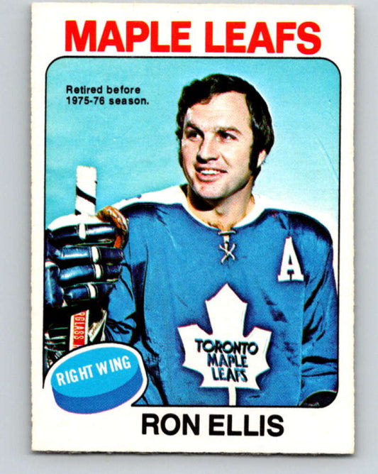 1975-76 O-Pee-Chee #59 Ron Ellis  Toronto Maple Leafs  V5439