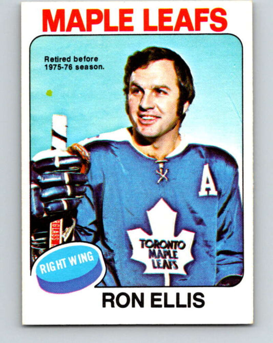 1975-76 O-Pee-Chee #59 Ron Ellis  Toronto Maple Leafs  V5440
