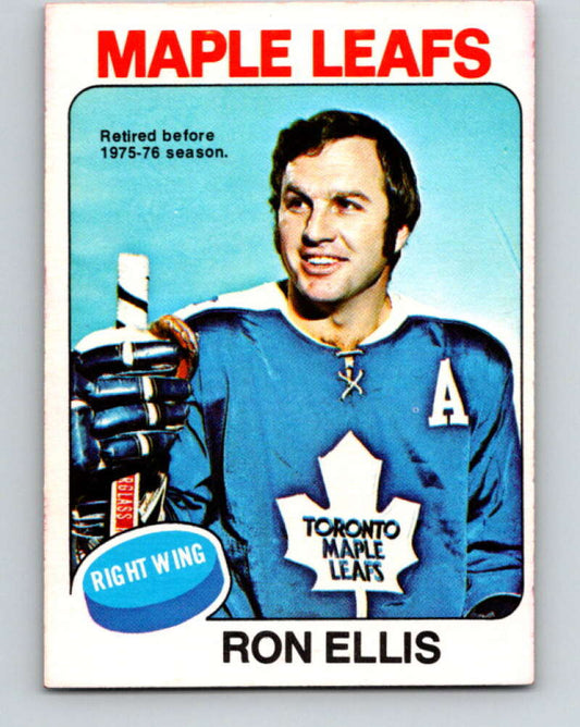 1975-76 O-Pee-Chee #59 Ron Ellis  Toronto Maple Leafs  V5442